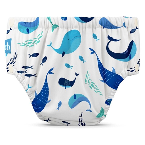 Simple Joys by Carter's 2-Pack Rashguards + Charlie Banana Swim Diaper 6-9 M - Picture 6 of 15